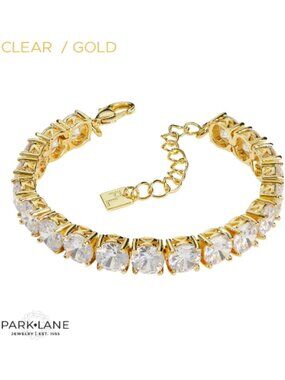 Park Lane Crystal Tennis Impression Bracelet